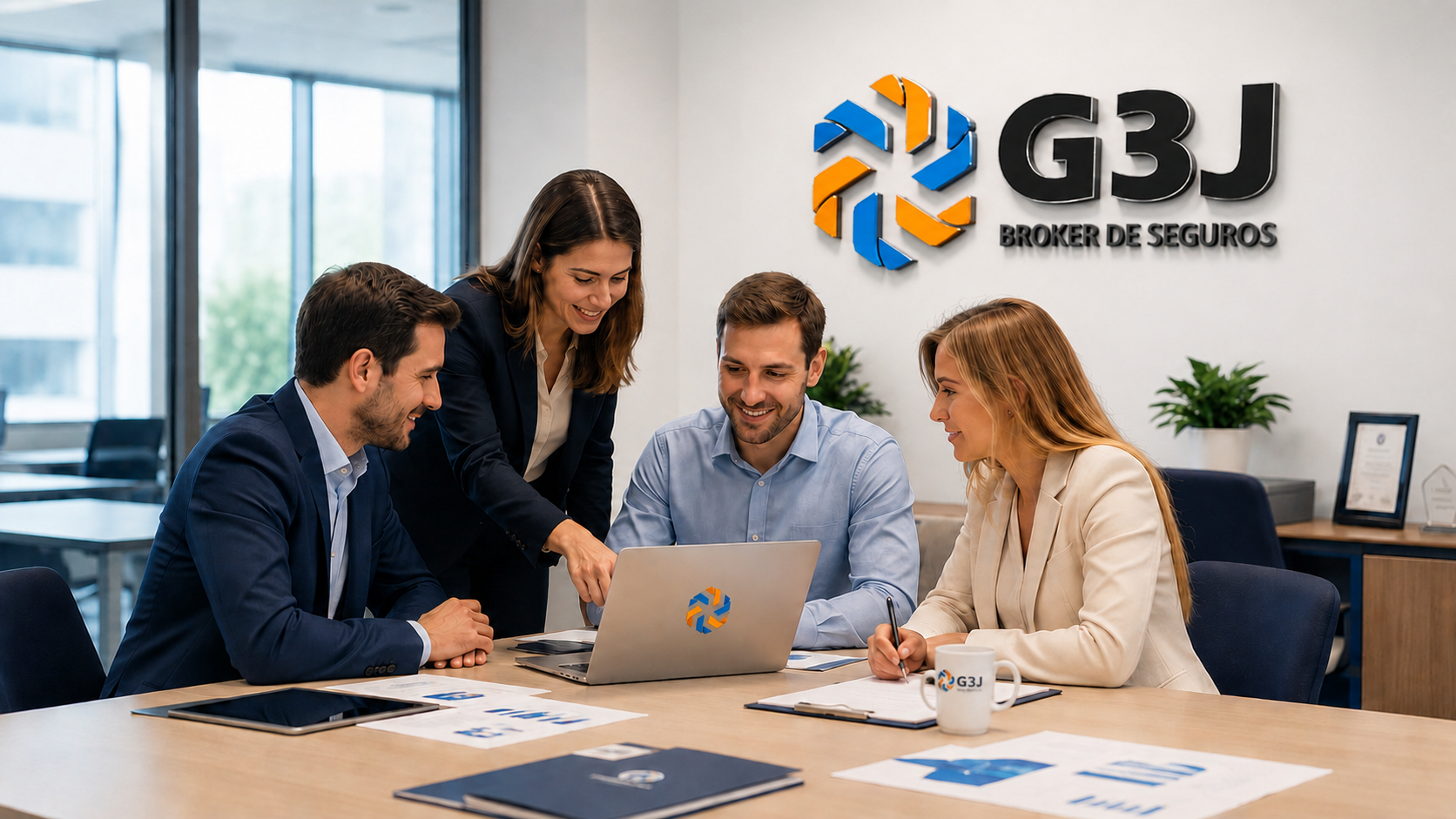 Equipo G3J Broker de Seguros en contexto profesional
